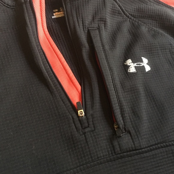Red and back under armor sweater - Picture 2 of 4